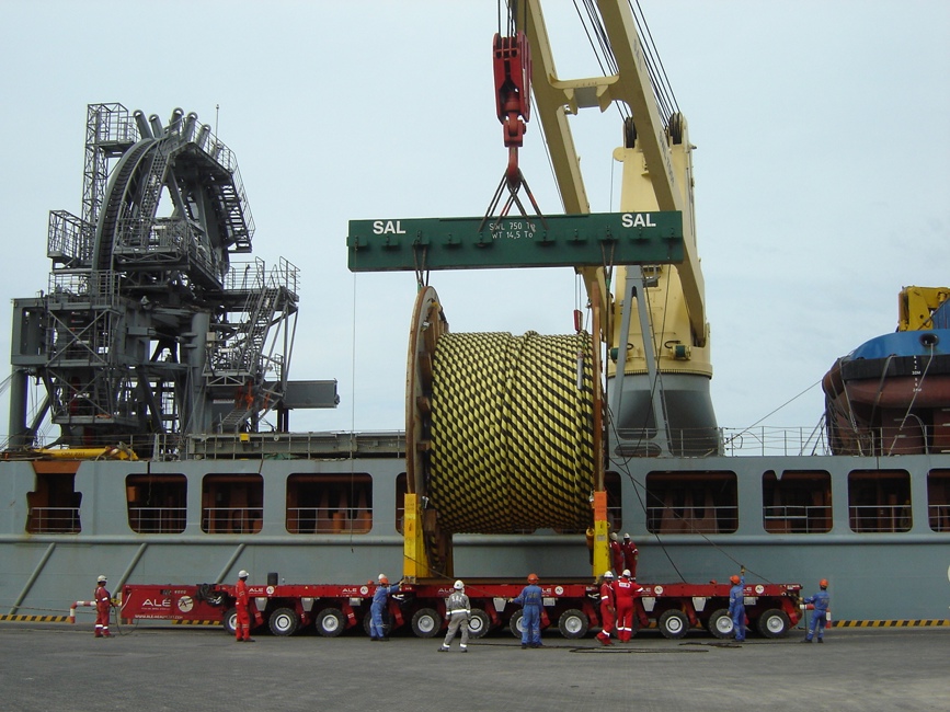 1280 X 960 Handling of cable drums UAE