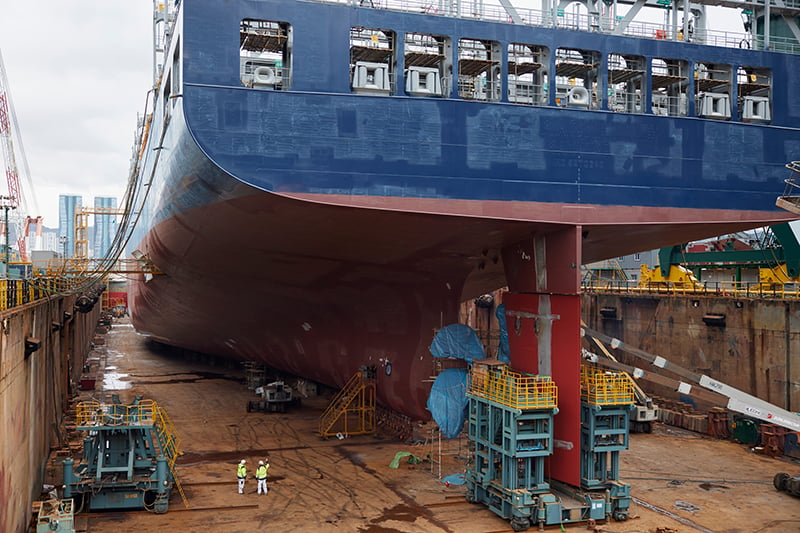 Vessel dry docking