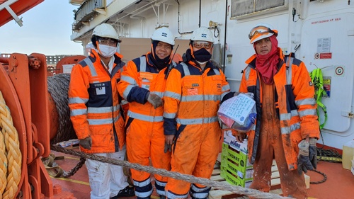 Seafarers in Rotterdam