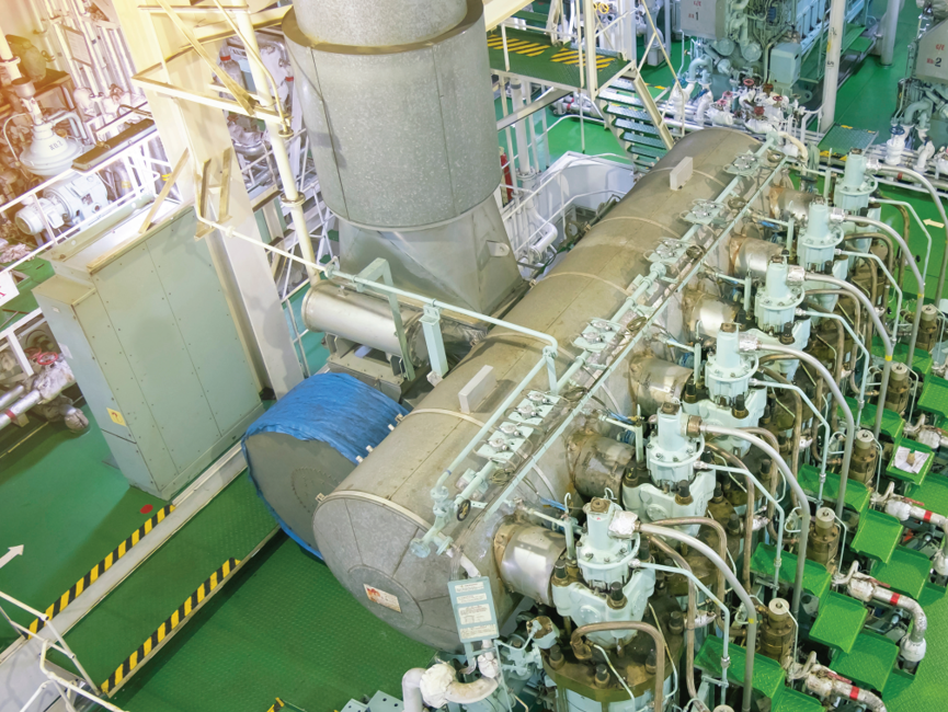 clean engine room